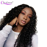 Deep Wave Lace Front Human Hair Brazilian 360 Pre Plucked With Baby Hair