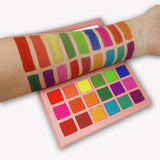 Matte Eyeshadow Palette Pro 18 Colors Highly Pigmented Bright